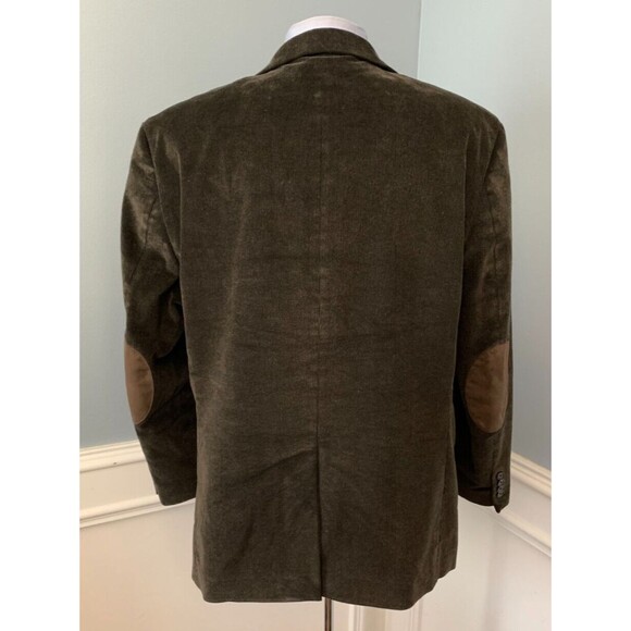 Chaps Elbow Patch Corduroy Blazer Mens 46R Sportcoat Two Button Jacket - Picture 3 of 10